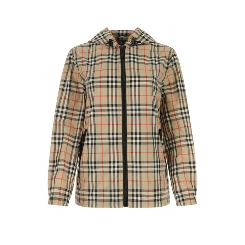 Burberry Women Embroidered Polyester Windbreaker